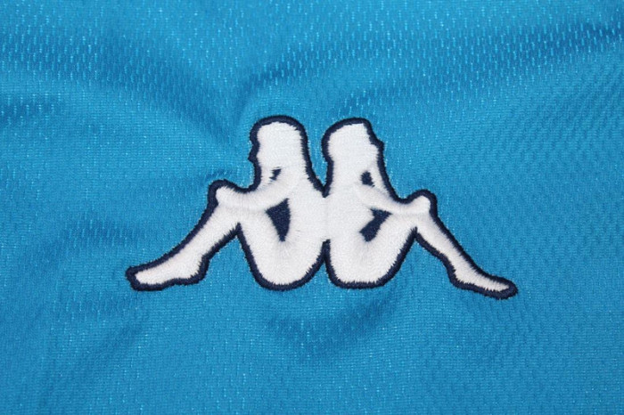 with Patch Retro Jersey 1998-1999 Manchester City Home Soccer Jersey Vintage Football Shirt