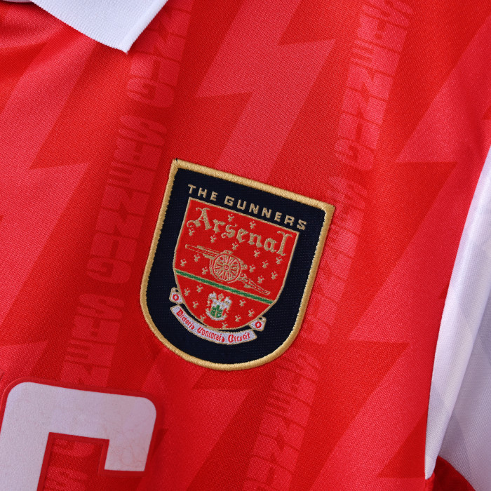 Retro Jersey 1993-1994 Arsenal Home Soccer Jersey Vintage Football Shirt