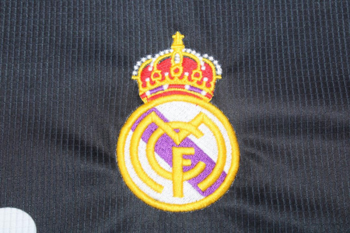 with UCL Patch Retro Jersey 1997-1998 Real Madrid Third Away Soccer Jersey Vintage Football Shirt