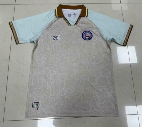 Fan Version 2025-2026 Bahia Grey Special Edition Soccer Jersey Football Shirt