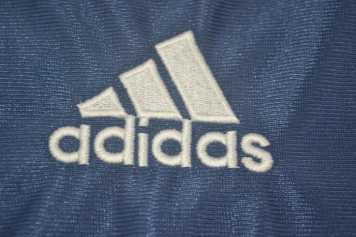 Retro Jersey 1998-1999 Real Madrid Third Away Dark Blue Soccer Jersey Vintage Football Shirt