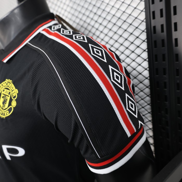 Player Version 2025-2026 Manchester United Black Special Edition Soccer Jersey Man United Football Shirt