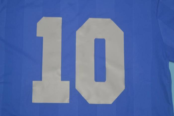 Retro Jersey 1986 Argentina 10 Away Blue Soccer Jersey Vintage Football Shirt