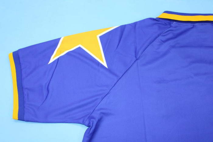 Retro Jersey 1994-1995 Juventus 17 Away Blue Soccer Jersey Vintage Football Shirt