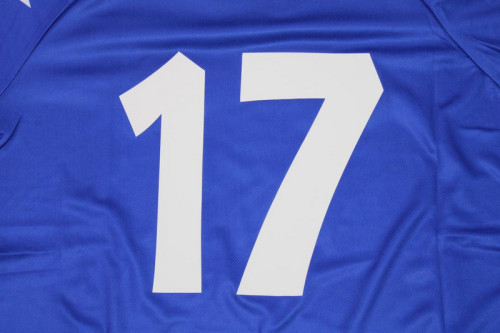Retro Jersey 1994-1995 Juventus 17 Away Blue Soccer Jersey Vintage Football Shirt