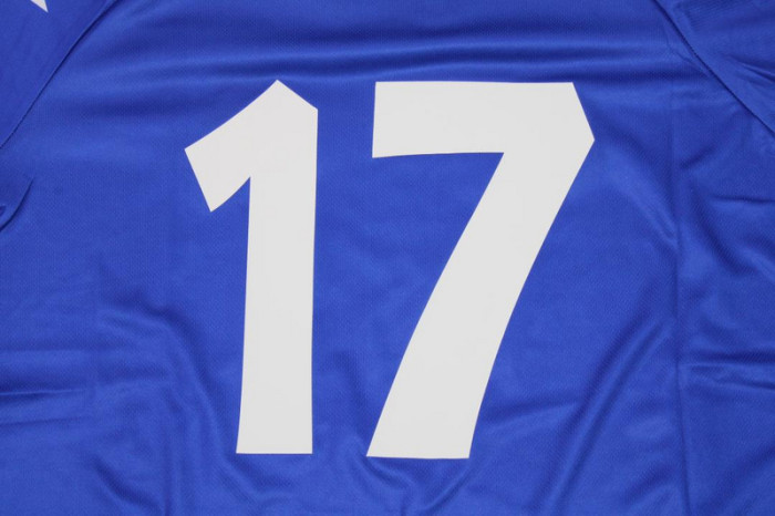 Retro Jersey 1994-1995 Juventus 17 Away Blue Soccer Jersey Vintage Football Shirt