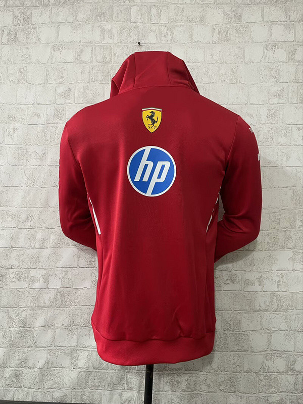 2025 F1 Ferrari Red Hoodie Sweater Jacket