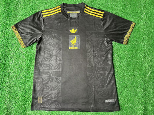 Fan Version 2025 Mexico Black Special Edition Soccer Jersey Football Shirt