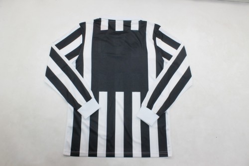 Long Sleeve Retro Jersey 1984-1985 Juventus Home Soccer Jersey Vintage Maillot de Foot