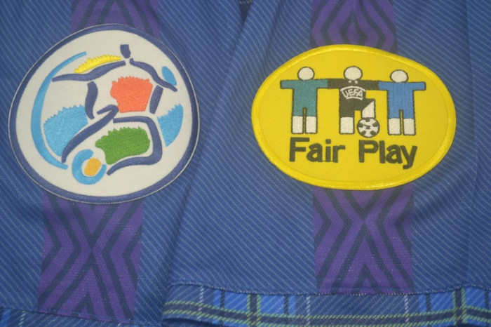 with Patch Retro Jersey 1994-1996 Scotland Home Soccer Jersey Vintage Football Shirt
