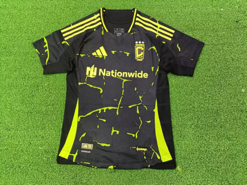 Fan Version 2025-2026 The Columbus Crew Away Black Soccer Jersey Football Shirt
