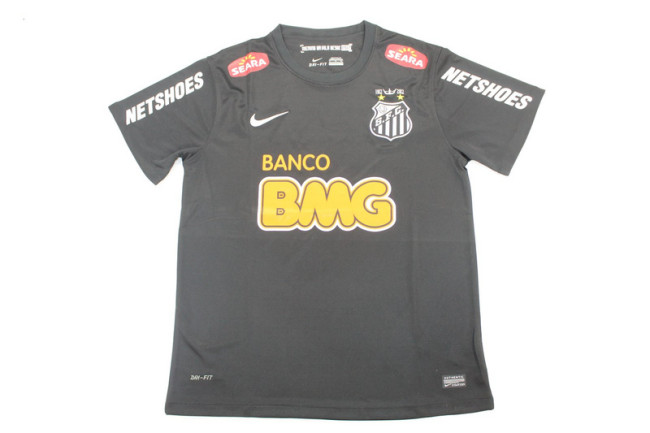 Retro Jersey 2012-2013 Santos Black Soccer Jersey Vintage Football Shirt