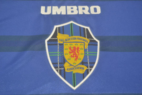 Retro Jersey 1998-2000 Scotland Home Soccer Jersey Vintage Football Shirt