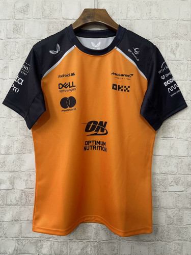 2025 Maclaren Yellow Shirt Racing Jersey