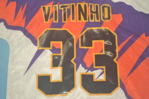 Retro Jersey 1991-1993 Scotland VITINHO 33 Away White Soccer Jersey Vintage Football Shirt