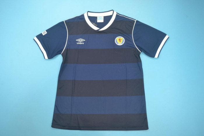 Retro Jersey 1986 Scotland 7 Home Soccer Jersey Vintage Football Shirt