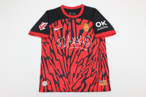 with LALIGA Patch Fans Version 2025-2026 Mallorca Flakk Version Soccer Jersey Football Shirt
