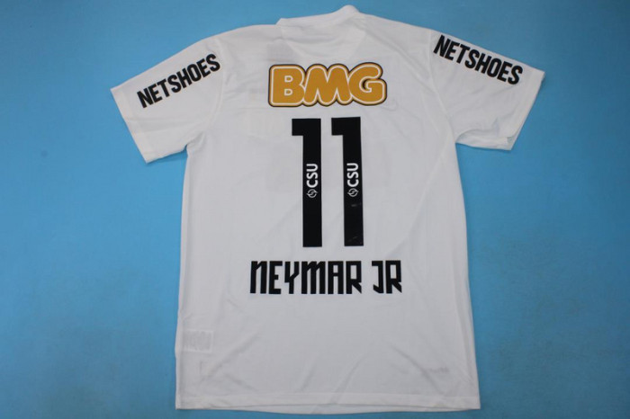 Retro Jersey 2011-2012 Santos NEYMAR JR 11 Home Soccer Jersey Vintage Football Shirt
