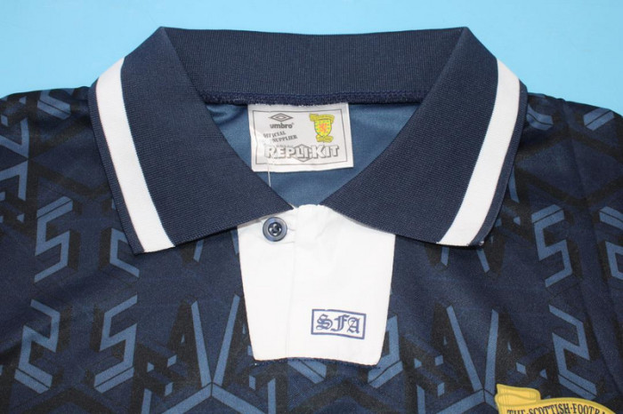 Retro Jersey 1991-1994 Scotland Home Soccer Jersey Vintage Football Shirt