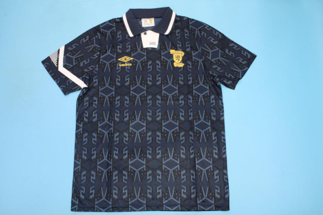 Retro Jersey 1991-1994 Scotland Home Soccer Jersey Vintage Football Shirt