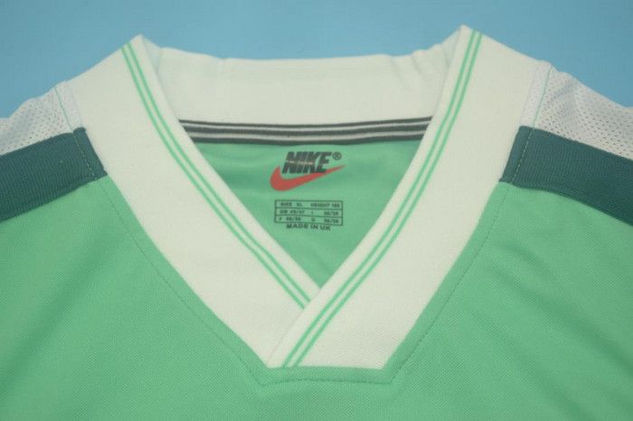 Retro Jersey 1998 Nigeria KANU 10 Home Green Soccer Jersey Vintage Football Shirt