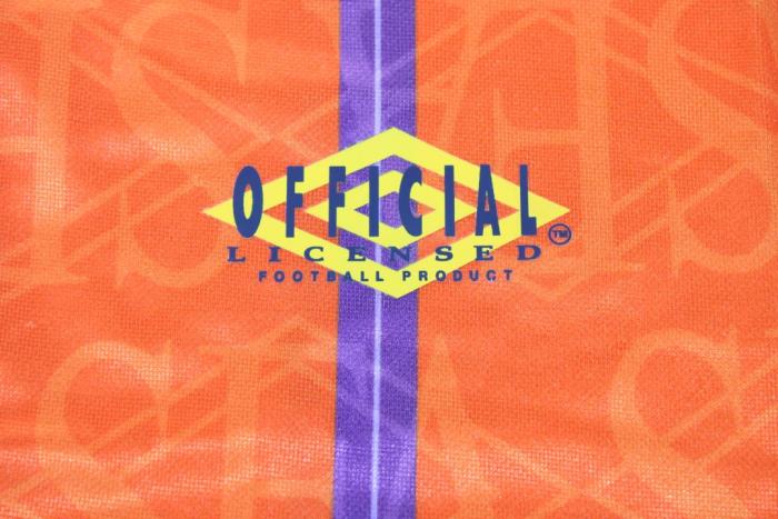 Retro Jersey 1993-1995 Scotland Away Orange Soccer Jersey Vintage Football Shirt