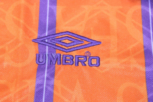 Retro Jersey 1993-1995 Scotland Away Orange Soccer Jersey Vintage Football Shirt