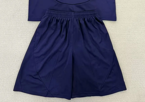 Fan Version 2025-2026 Los Angeles Galaxy Away Purple Soccer Shorts Football Shorts
