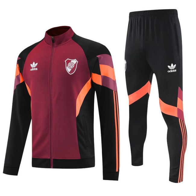 2025-2026 River Plate Red Soccer Training Jacket Football Jacket and Pants