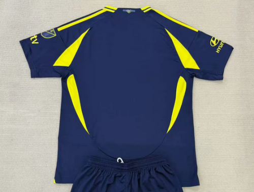 Fans Version 2025-2026 Nashville Away Dark Blue Soccer Jersey Football Shirt