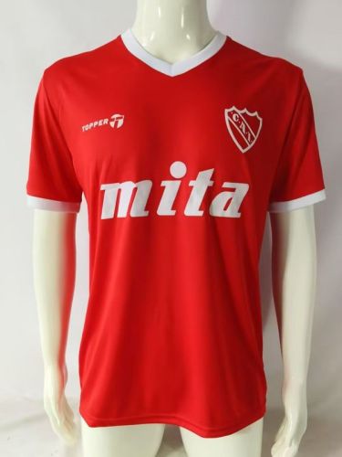 Retro Jersey 1985-1986 Atlético Independiente Home Soccer Jersey Men's Football Shirt