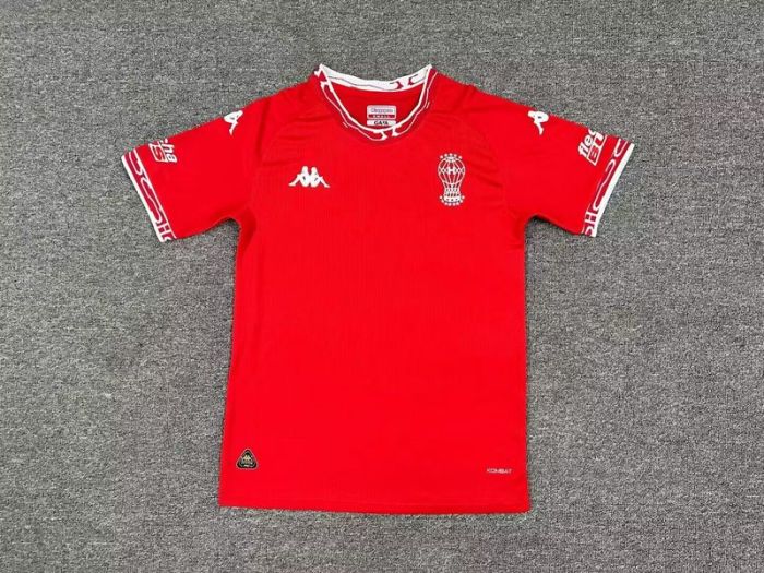 Fan Version 2025-2026 Club Atlético Huracán Away Red Soccer Jersey Club Atletico Huracan Football Shirt