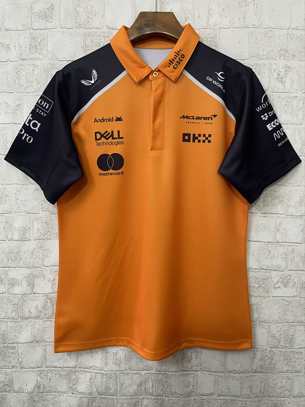 2025 Maclaren Yellow Shirt Racing Polo