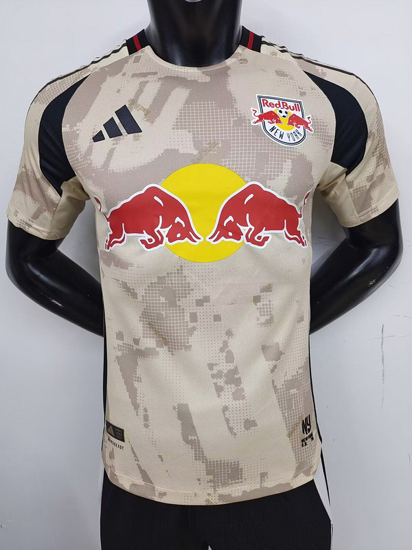 Player Version 2025-2026 New York Red Bulls Away Soccer Jersey Football Shirt