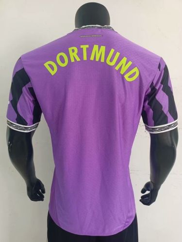 Player Version 2025-2026 Borussia Dortmund Purple Goalkeeper Soccer Jersey BVB Football Shirt