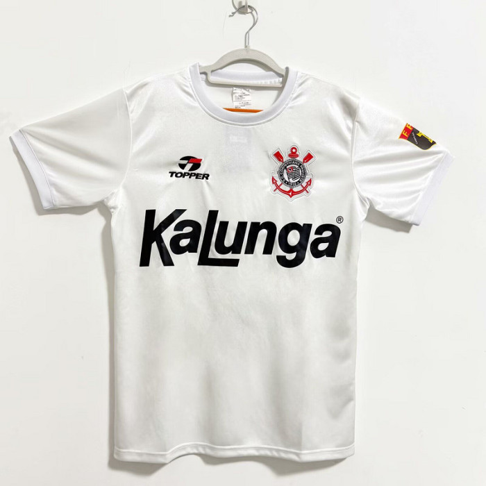 Retro Jersey 1988 Corinthians Home White Football Shirt Soccer Jersey