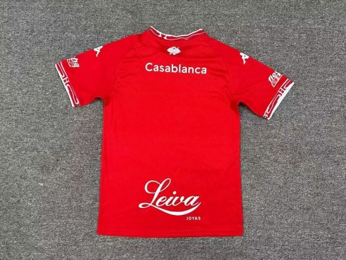 Fan Version 2025-2026 Club Atlético Huracán Away Red Soccer Jersey Club Atletico Huracan Football Shirt