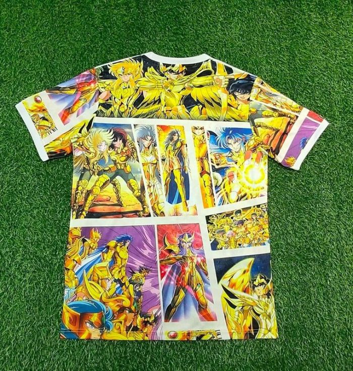 Fan Version 2025 Japan Yellow Comic Soccer Jersey Football Shirt