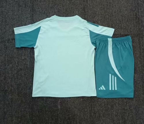 Adult Uniform 2025-2026 Cruzeiro Light Green Soccer Training Shirt and Shorts Football Set
