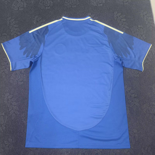 Fan Version 2025-2026 Club America Aguilas Third Away Blue Soccer Jersey Football Shirt
