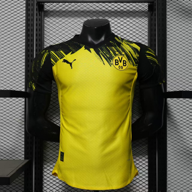 Player Version 2025-2026 Borussia Dortmund Home Soccer Jersey BVB Football Shirt