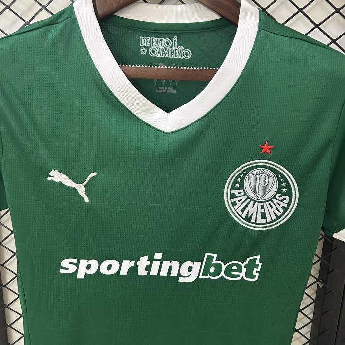 Women 2025-2026 Palmeiras Home Soccer Jersey Girl Football Shirt