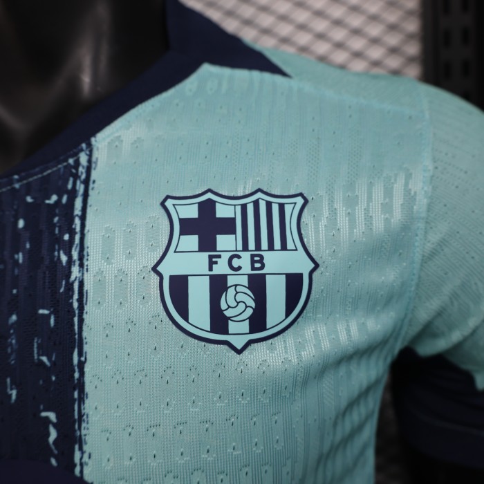 Barca Camisetas de Futbol Player Version 2025-2026 Barcelona Special Edition Green Soccer Jersey