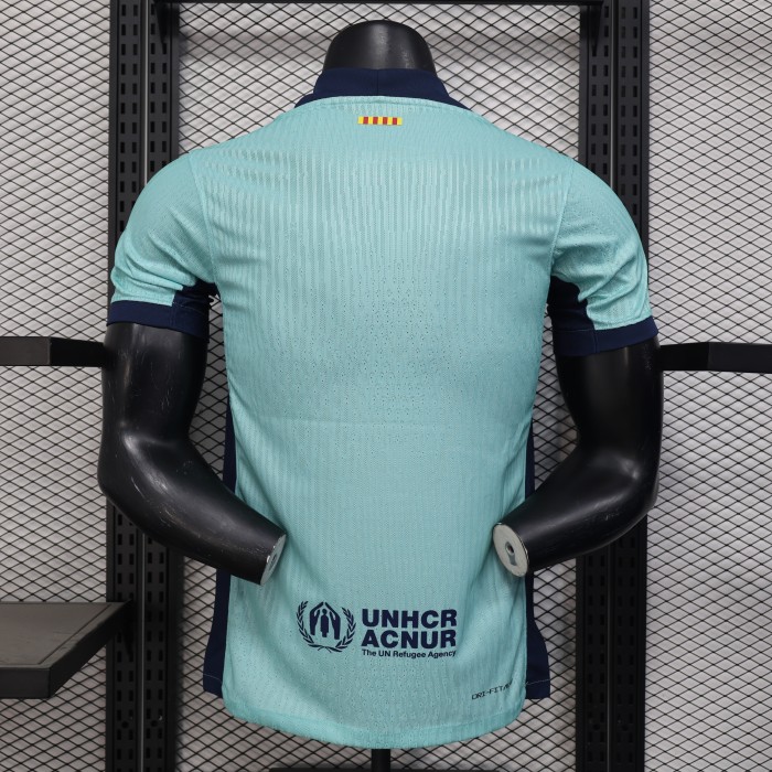 Barca Camisetas de Futbol Player Version 2025-2026 Barcelona Special Edition Green Soccer Jersey