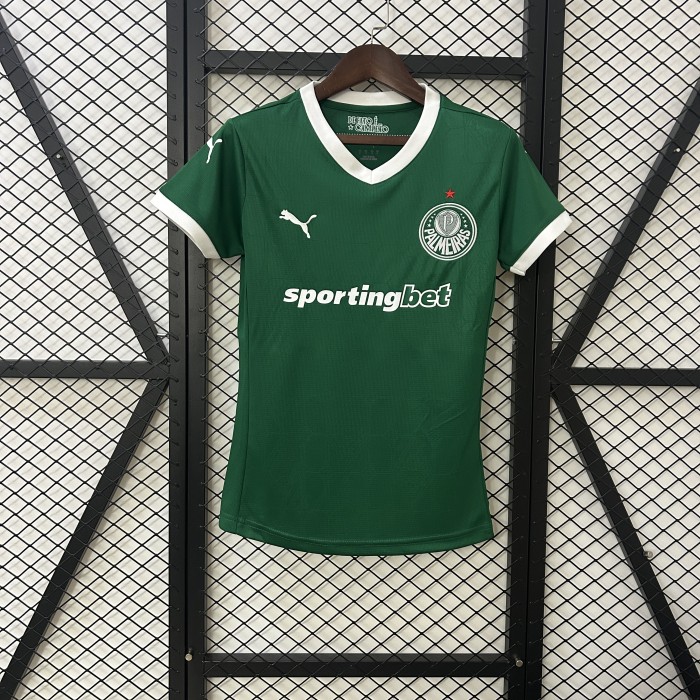 Women 2025-2026 Palmeiras Home Soccer Jersey Girl Football Shirt