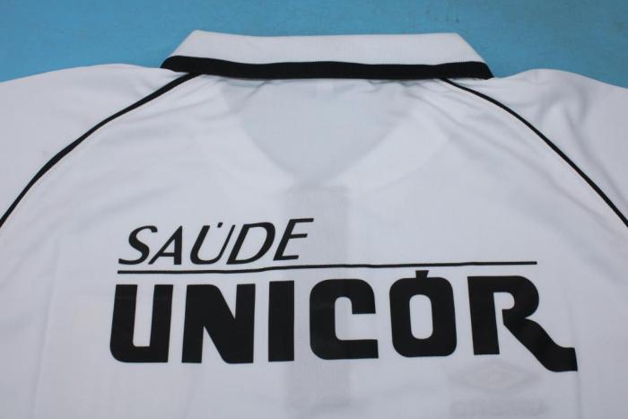 Retro Jersey 1997 Santos Home White Soccer Jersey Vintage Football Shirt