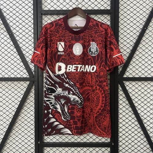 with Front Patch Fan Version 2025-2026 Porto Red Dragon Special Edition Soccer Jersey Football Shirt