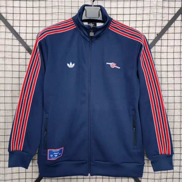Retro Model 2025 Arsenal Dark Blue Soccer Windbreaker Jacket Football Jacket
