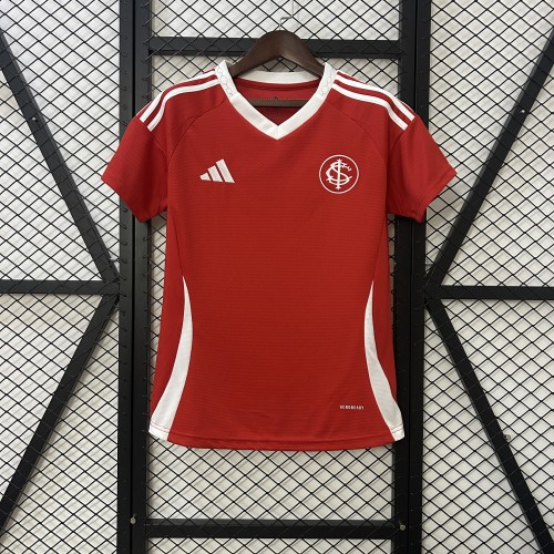 Women 2025-2026 Sport Club Internacional Home Soccer Jersey Girl Football Shirt