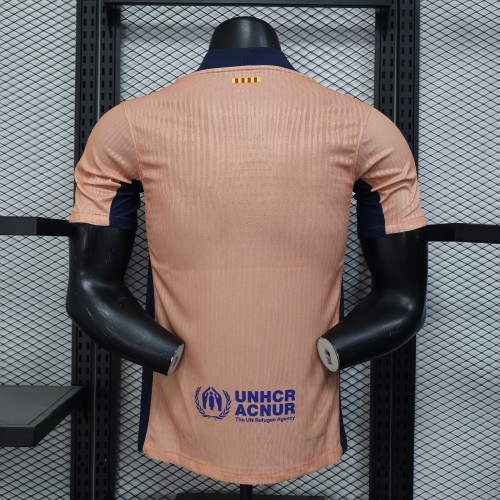 Barca Camisetas de Futbol Player Version 2025-2026 Barcelona Pink Soccer Jersey